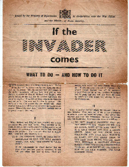If the Invader comes